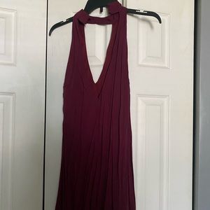 Size S Tobi burgundy dress.